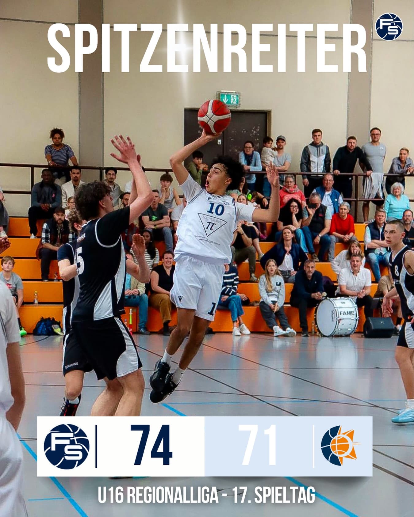 Spitzenreiter: 74:71 im Duell um Platz 1